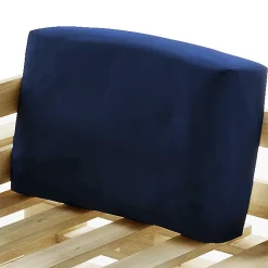 Coussin Palette Déhoussable Imperméable Angle BANANAIR 60 x 40 cm Bleu