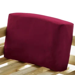 Coussin Palette Déhoussable Imperméable Angle BANANAIR 60 x 40 cm Rouge