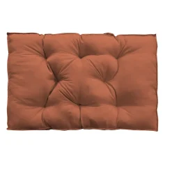Coussin palette uni terracotta L.120 x l.80 x ep.10cm Ornami