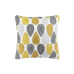 Coussin Passepoil 40 x 40 cm Palpito jaune