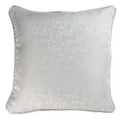 Coussin Passepoil Adamo Jacquard Gris 60 x 60 cm
