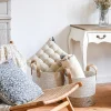 Coussin polochon beige ambroise Ø15 x L.50cm Deco&co