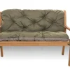 Coussin pour banc de jardin 100x50x50cm, coussin de banc de jardin Vert, coussin de balançoire extérieur, coussin de jardin
