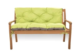 Coussin pour banc de jardin 160x50x50cm coussin de banc de jardin 3 places Citron coussin de balançoire coussin de banc extérieur