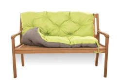 Coussin pour banc de jardin 140x50x50cm coussin de banc de jardin Citron vert coussin de balançoire coussin de banc extérieur