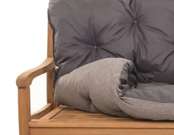 Coussin pour banc de jardin 100x50x50cm, coussin de banc de jardin Anthracite coussin de balançoire extérieur, coussin de jardin