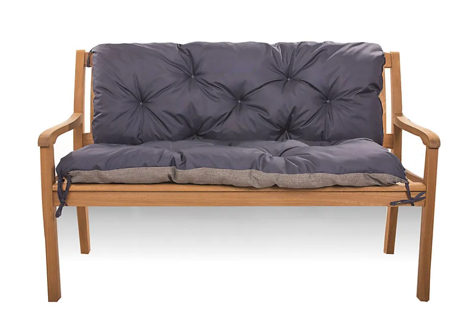 Coussin pour banc de jardin 170x60x50cm coussin de banc de jardin 3 places Bleu coussin de balançoire coussin de banc extérieur