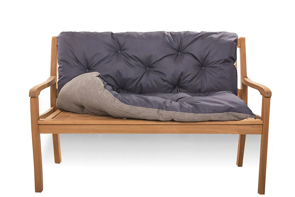 Coussin pour banc de jardin 170x60x50cm coussin de banc de jardin 3 places Bleu coussin de balançoire coussin de banc extérieur