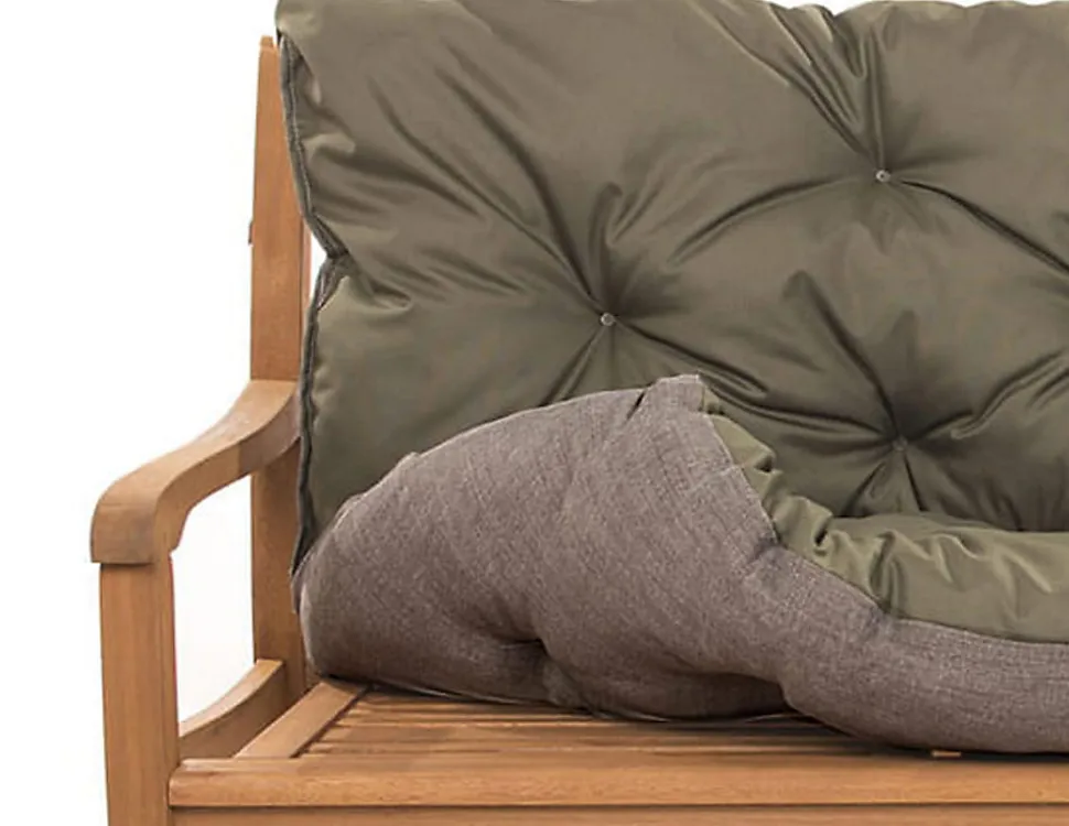 Coussin pour banc de jardin 150x60x50cm coussin de banc de jardin Vert coussin de balançoire coussin de banc extérieur