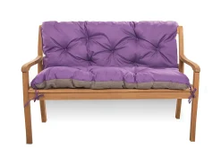 Coussin pour banc de jardin 150x50x50cm coussin de banc de jardin Violet coussin de balançoire coussin de banc extérieur