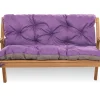 Coussin pour banc de jardin 120x60x50cm, coussin de banc de jardin Violet coussin de banc extérieur, coussin de balançoire