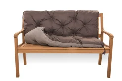 Coussin pour banc de jardin 100x50x50cm, coussin de banc de jardin Marron, coussin de balançoire extérieur, coussin de jardin