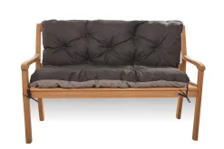 Coussin pour banc de jardin 100x50x40cm, coussin de banc de jardin Noir, coussin de balançoire extérieur, coussin de jardin