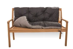 Coussin pour banc de jardin 100x50x40cm, coussin de banc de jardin Noir, coussin de balançoire extérieur, coussin de jardin