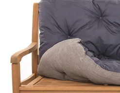 Coussin pour banc de jardin 120x50x50cm, coussin de banc de jardin Bleu coussin de banc extérieur, coussin de balançoire
