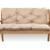 Coussin pour banc de jardin 170x60x50cm coussin de banc de jardin 3 places Beige coussin de balançoire coussin de banc extérieur