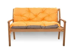 Coussin pour banc de jardin 100x50x40cm, coussin de banc de jardin Orange, coussin de balançoire extérieur, coussin de jardin