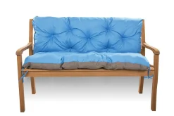 Coussin pour banc de jardin 160x60x50cm coussin de banc de jardin 3 places Bleu coussin de balançoire coussin de banc extérieur