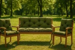 Coussin pour banc de jardin 100x50x40cm, coussin de banc de jardin Vert, coussin de balançoire extérieur, coussin de jardin