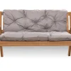 Coussin pour banc de jardin 100x50x40cm, coussin de banc de jardin Gris, coussin de balançoire extérieur, coussin de jardin