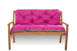Coussin pour banc de jardin 100x50x50cm, coussin de banc de jardin Rosa, coussin de balançoire extérieur, coussin de jardin
