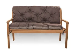 Coussin pour banc de jardin 120x50x50cm, coussin de banc de jardin Marron coussin de banc extérieur, coussin de balançoire