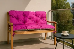 Coussin pour banc de jardin 160x50x50cm coussin de banc de jardin 3 places Rosa coussin de balançoire coussin de banc extérieur