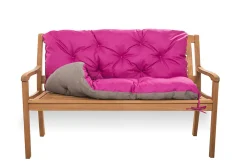 Coussin pour banc de jardin 160x50x50cm coussin de banc de jardin 3 places Rosa coussin de balançoire coussin de banc extérieur
