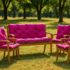 Coussin pour banc de jardin 160x50x50cm coussin de banc de jardin 3 places Rosa coussin de balançoire coussin de banc extérieur