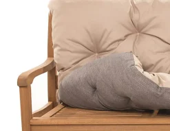 Coussin pour banc de jardin 150x60x50cm coussin de banc de jardin Beige coussin de balançoire coussin de banc extérieur