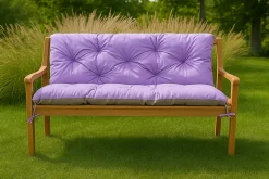 Coussin pour banc de jardin 170x50x50cm coussin de banc de jardin 3 places Violet coussin de balançoire coussin de banc extérieur