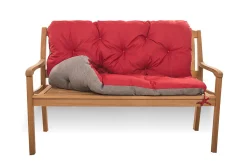 Coussin pour banc de jardin 170x60x50cm coussin de banc de jardin 3 places Rouge coussin de balançoire coussin de banc extérieur