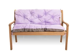 Coussin pour banc de jardin 100x50x40cm, coussin de banc de jardin Violet, coussin de balançoire extérieur, coussin de jardin