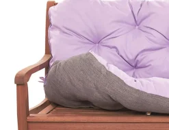 Coussin pour banc de jardin 100x50x40cm, coussin de banc de jardin Violet, coussin de balançoire extérieur, coussin de jardin