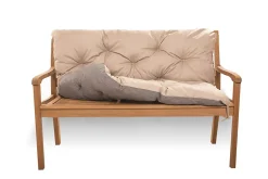 Coussin pour banc de jardin 120x50x50cm, coussin de banc de jardin Beige coussin de banc extérieur, coussin de balançoire