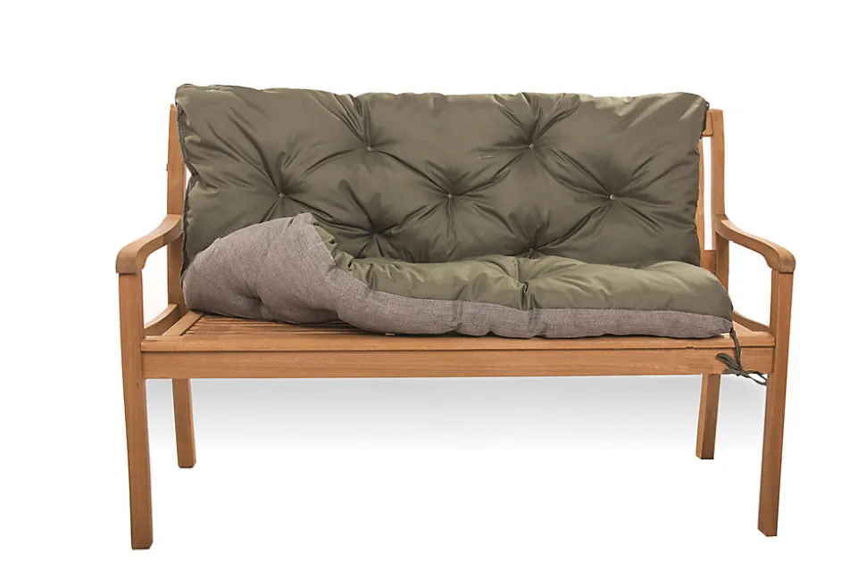Coussin pour banc de jardin 140x60x50cm coussin de banc de jardin Vert coussin de balançoire coussin de banc extérieur