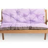 Coussin pour banc de jardin 160x50x40cm coussin de banc de jardin Violet coussin de balançoire coussin de banc extérieur