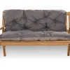 Coussin pour banc de jardin 120x60x50cm, coussin de banc de jardin Anthracite coussin de banc extérieur, coussin de balançoire