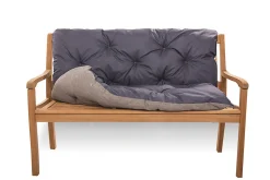 Coussin pour banc de jardin 100x60x50cm, coussin de banc de jardin Bleu, coussin de balançoire extérieur, coussin de jardin