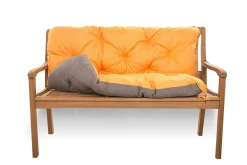 Coussin pour banc de jardin 100x50x50cm, coussin de banc de jardin Orange, coussin de balançoire extérieur, coussin de jardin