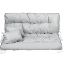 Coussin pour meubles palettes FEROCITY Gris 120x80x50 1 piece