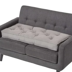 Coussin rehausseur pour canapé en coton, gris ardoise - HOMESCAPES