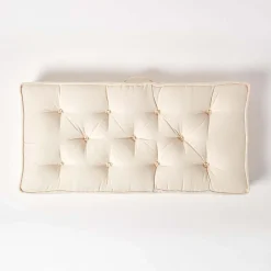 Coussin rehausseur pour canapé en coton, crème - HOMESCAPES