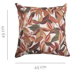 Coussin Seoni fleuri multicouleurs L.45 x l.45cm GoodHome