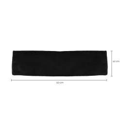 Coussin, tour de cou chauffant 50 x 12 cm - Noir - Vivezen