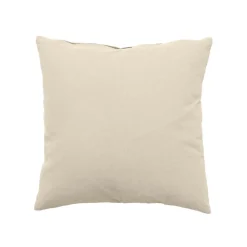 Coussin uni effet Bachette déhoussable - 40 x 40 cm