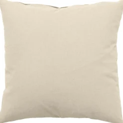 Coussin uni effet Bachette déhoussable - 60 x 60 cm