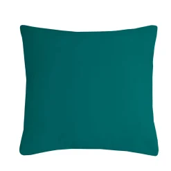 Coussin uni (40x40 cm - Bleu Canard)