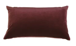 Coussin Velvet Valgreta 30x50 cm GoodHome bordeaux