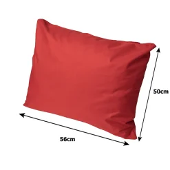Coussins de canapé meubles de jardin en résine tressée Rouge, Coussins balançoire 110x60x50 Coussin pour banquette polyrattan